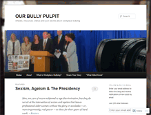 Tablet Screenshot of bullyinworkplace.com